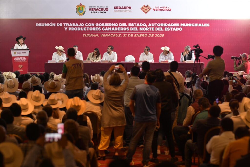 Gobernadora Rocío Nahle anuncia campaña contra la tuberculosis bovina