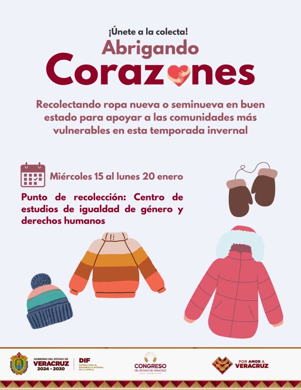 Participa Congreso del Estado en el inicio de la caravana “Abrigando Corazones”