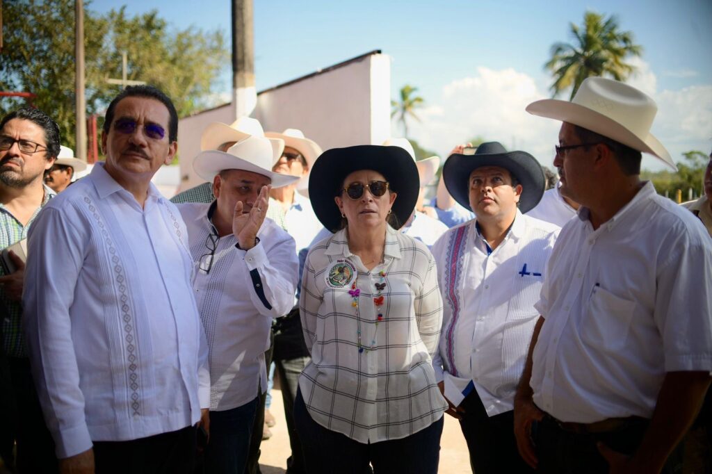 Gobernadora supervisa avances en el Punto de Verificación Paralelo 18