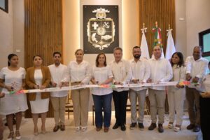 Rocío Nahle inaugura la rehabilitación del Registro Civil de Alvarado