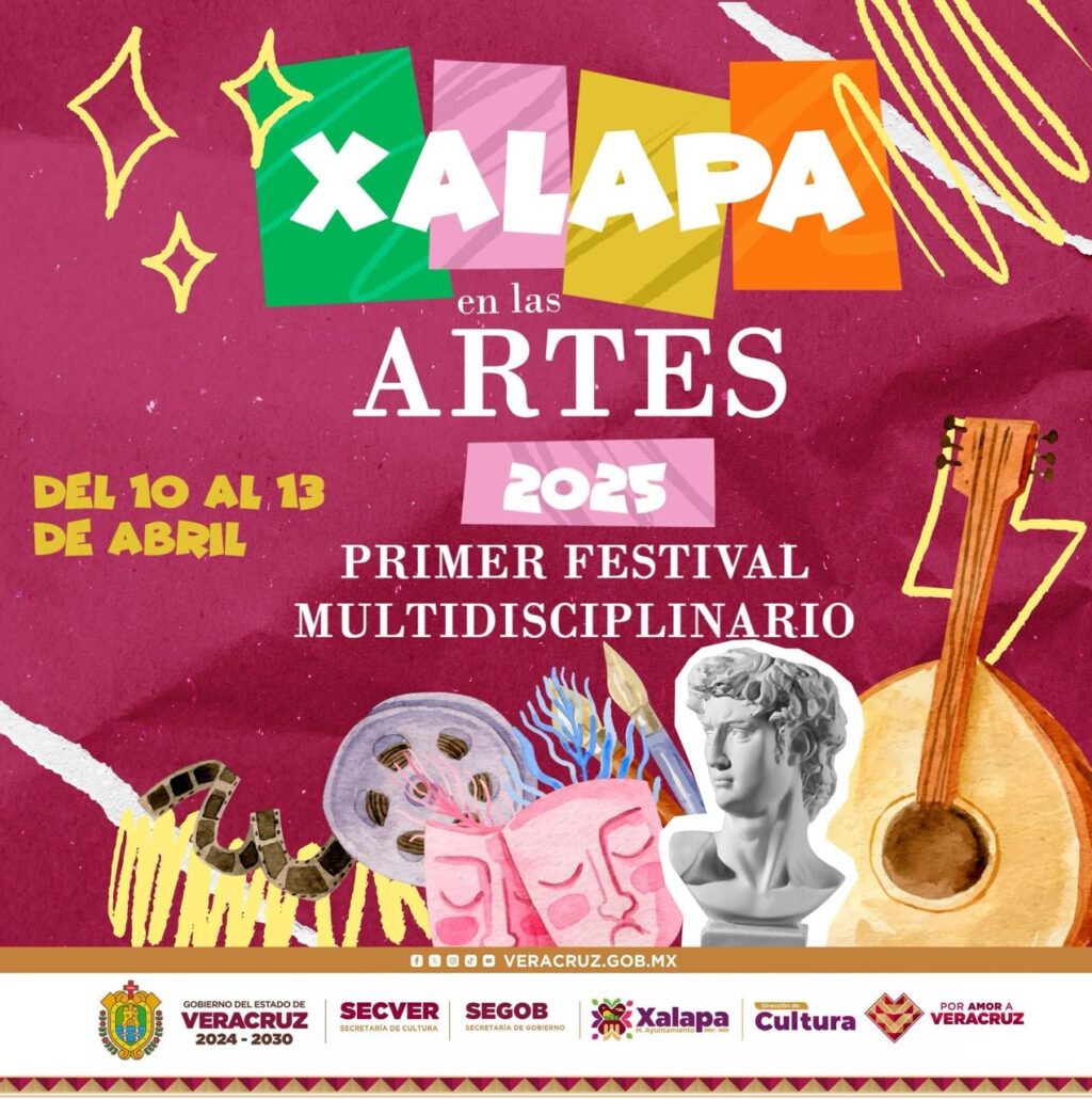 Invita SECVER al Primer Festival Multidisciplinario Xalapa en las Artes