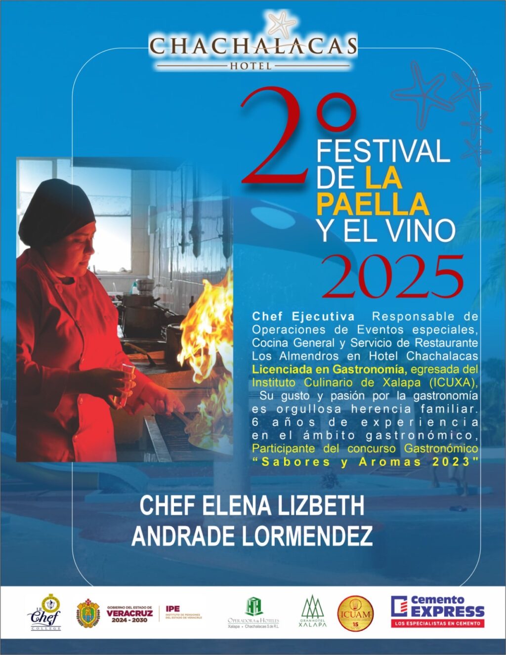 Este sábado, no te pierdas del segundo Festival de la paella y el vino 2025 en el Hotel Chachalacas