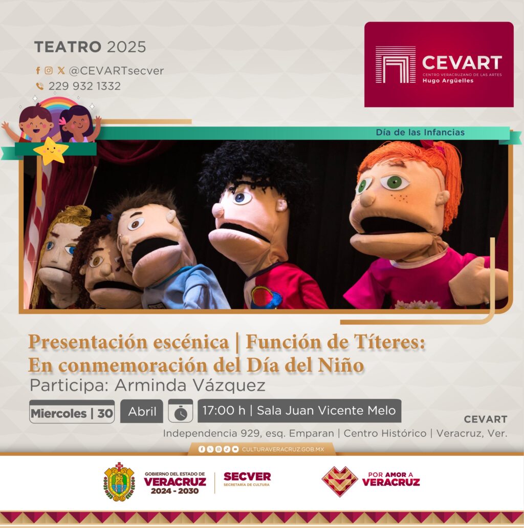 Conmemora SECVER Día Internacional de la Danza con presentaciones escénicas en el CEVART