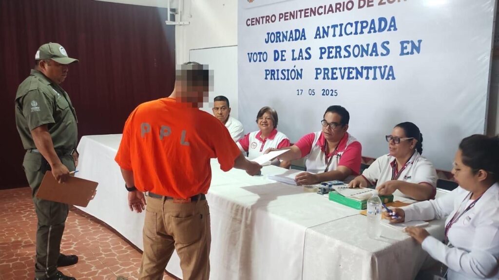 Por primera vez, 957 Personas Privadas de la Libertad ejercen voto anticipado en Veracruz para elegir alcaldías 