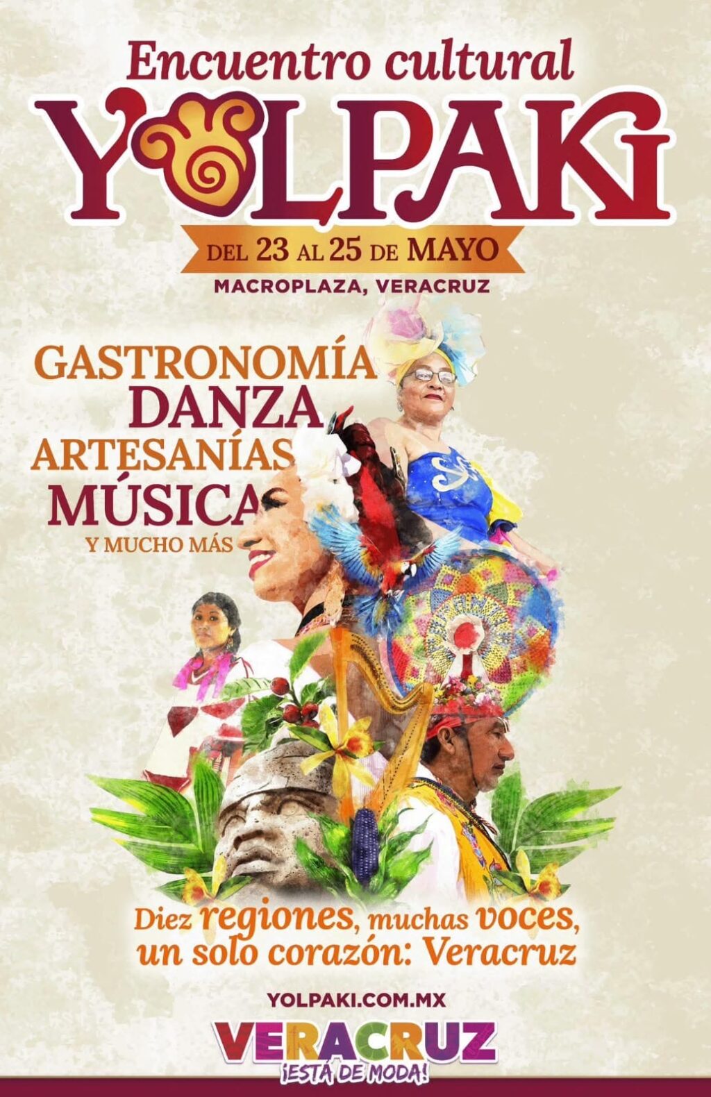 Del 23 al 25 de mayo, primer Encuentro Cultural Yolpaki, en el puerto de Veracruz