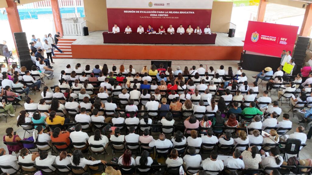 Evalúan avances educativos, Gobierno de Veracruz y comunidad escolar 