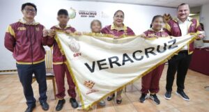 Abandera SEV a delegación que participará en Torneo de Fútbol 5 vs 5